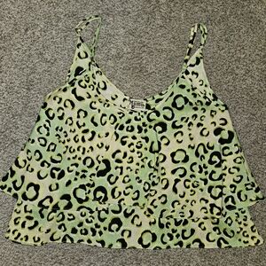 Like New Show Me Your MuMu Leopard Top